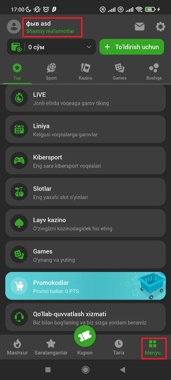 deposit